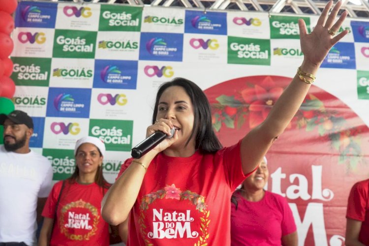 Natal do Bem distribui brinquedos em Campo Limpo de Goiás