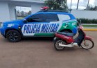 Polícia Militar apreende motocicleta com sinais de identificação adulterado em Campo Limpo de Goiás