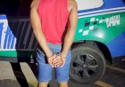 Polícia Militar efetua a prisão de homem que estaria agredindo mulher em   Petrolina de Goiás.