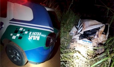Polícia Militar e SAMU atuam em grave acidente  na GO 080 entre Petrolina e São Francisco de Goiás