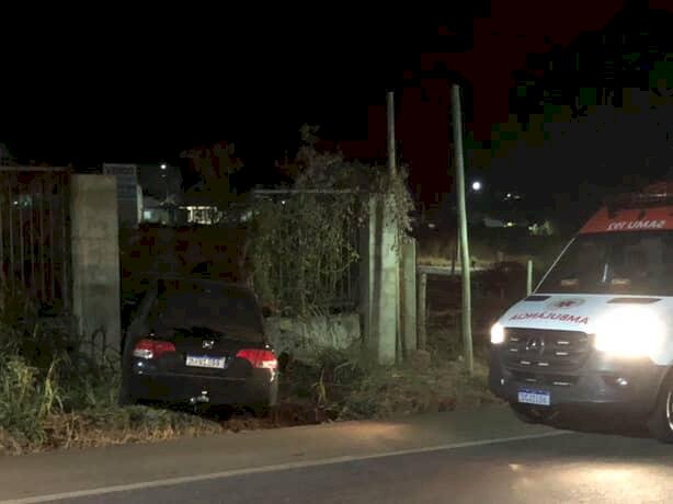 Samu socorre vítimas de acidente na Go 080, em Petrolina de Goiás