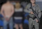 Policiais Militares realizam a prisão de um casal  que estavam num carro e provocou um acidente  grave em Petrolina de Goiás