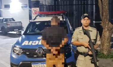 Polícia Militar  prende em flagrante  filho que agrediu a mãe idosa  em Petrolina de Goiás