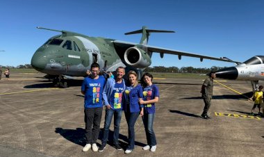Base Aérea de Anápolis realiza ação de inclusão pelo autismo com parceria do vereador Reamilton do Autismo