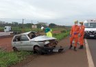 Capotamento na BR-060 deixa um jovem morto e outro ferido
